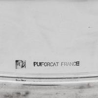 A Set of Six Puiforcat Silver-Plate Cloches