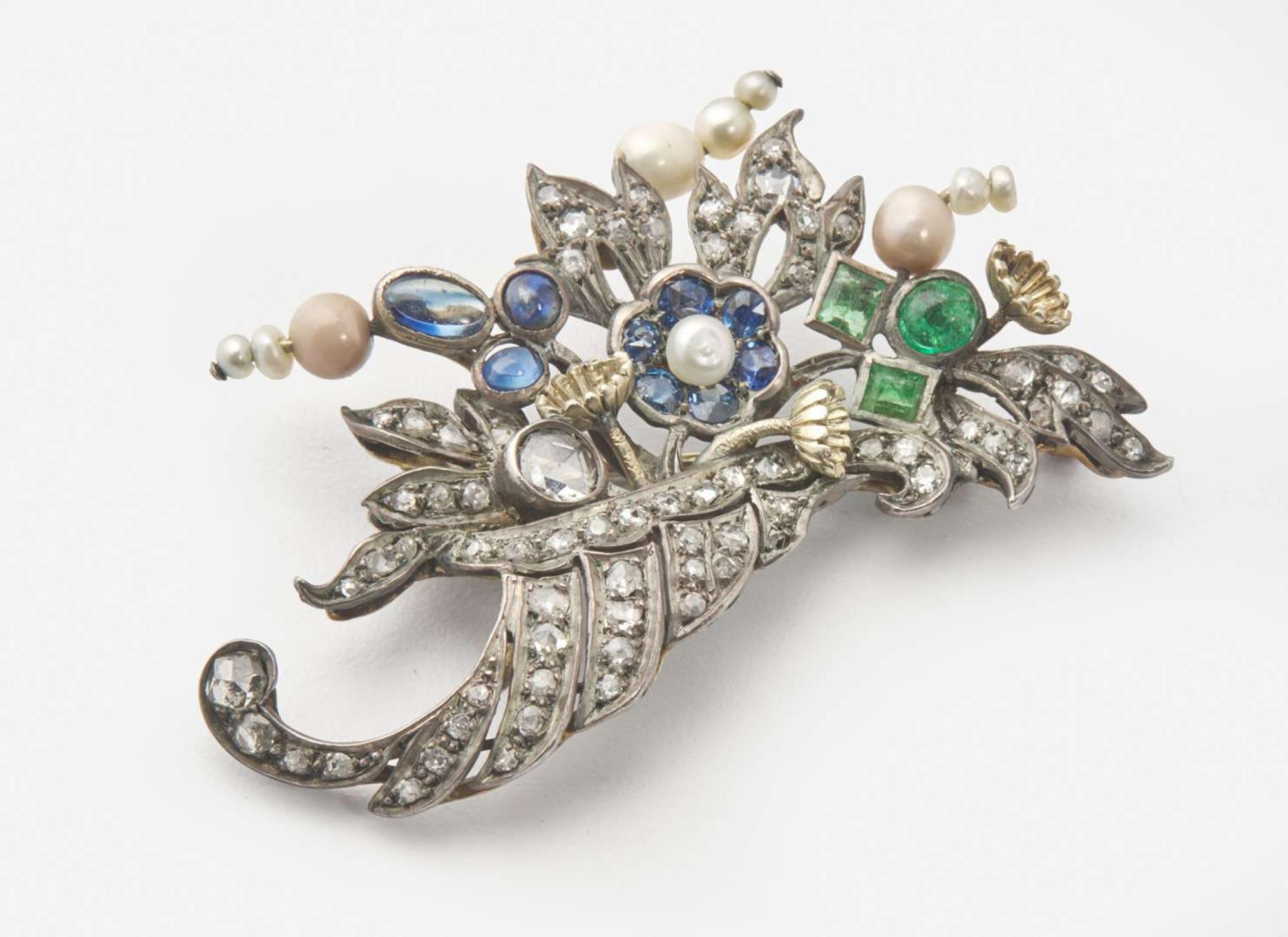 A Harman & Co. Cornucopia Brooch