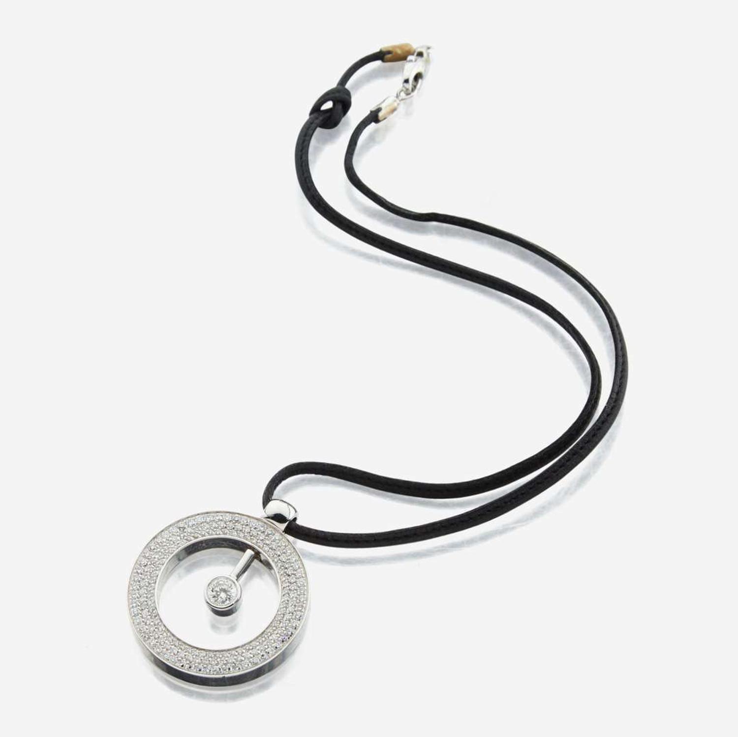 A diamond and white gold necklace Roberto Coin