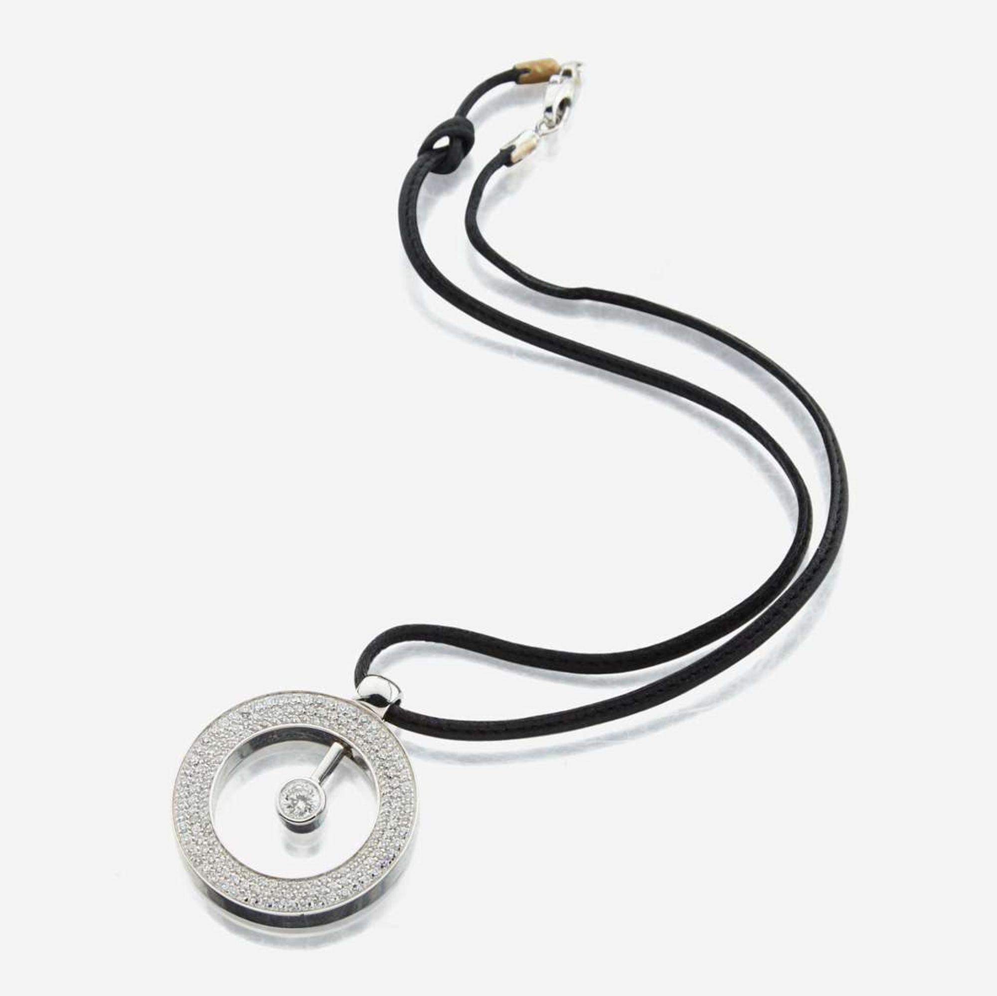 A diamond and white gold necklace Roberto Coin