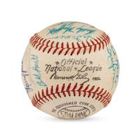 A 1958 St. Louis Cardinals Team Signed Autograph Baseball Featuring Stan Musial (JSA Letter of Authenticity)
