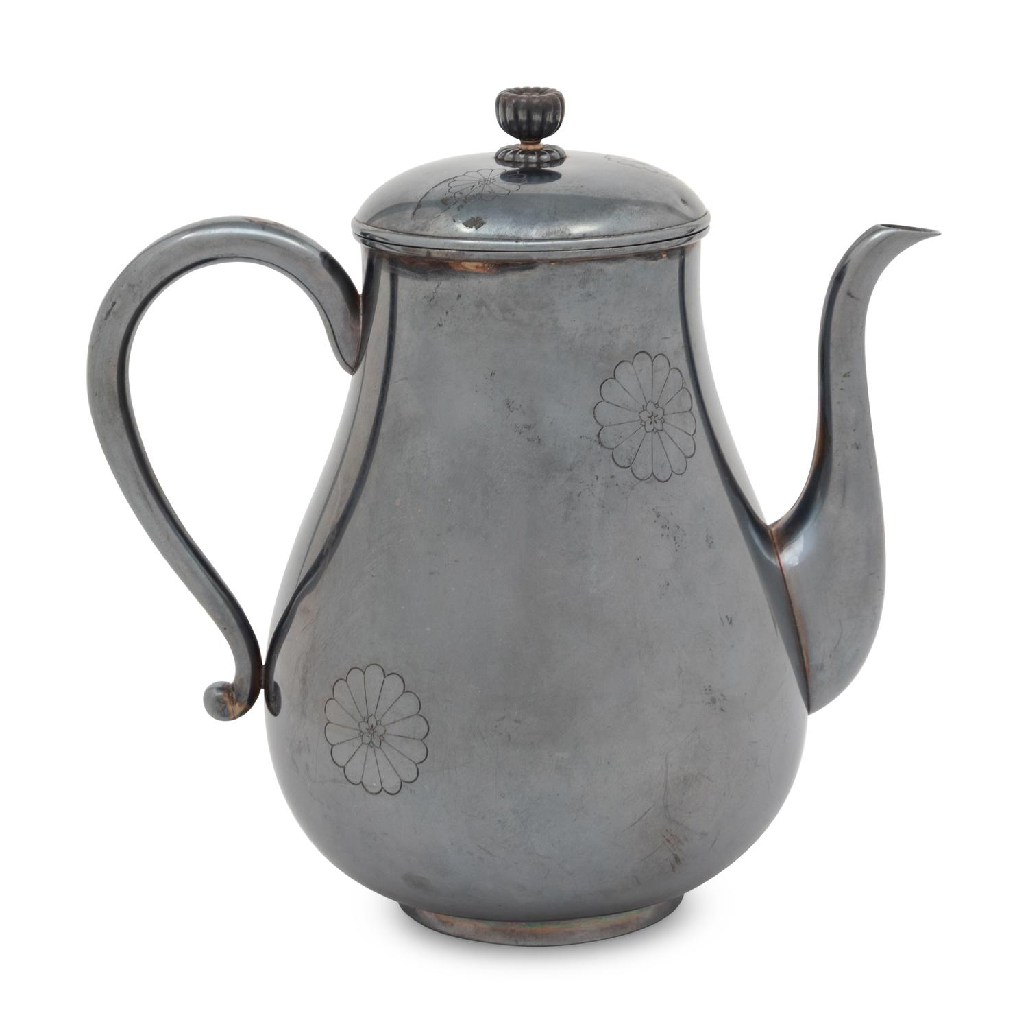 A Japanese Silver Teapot