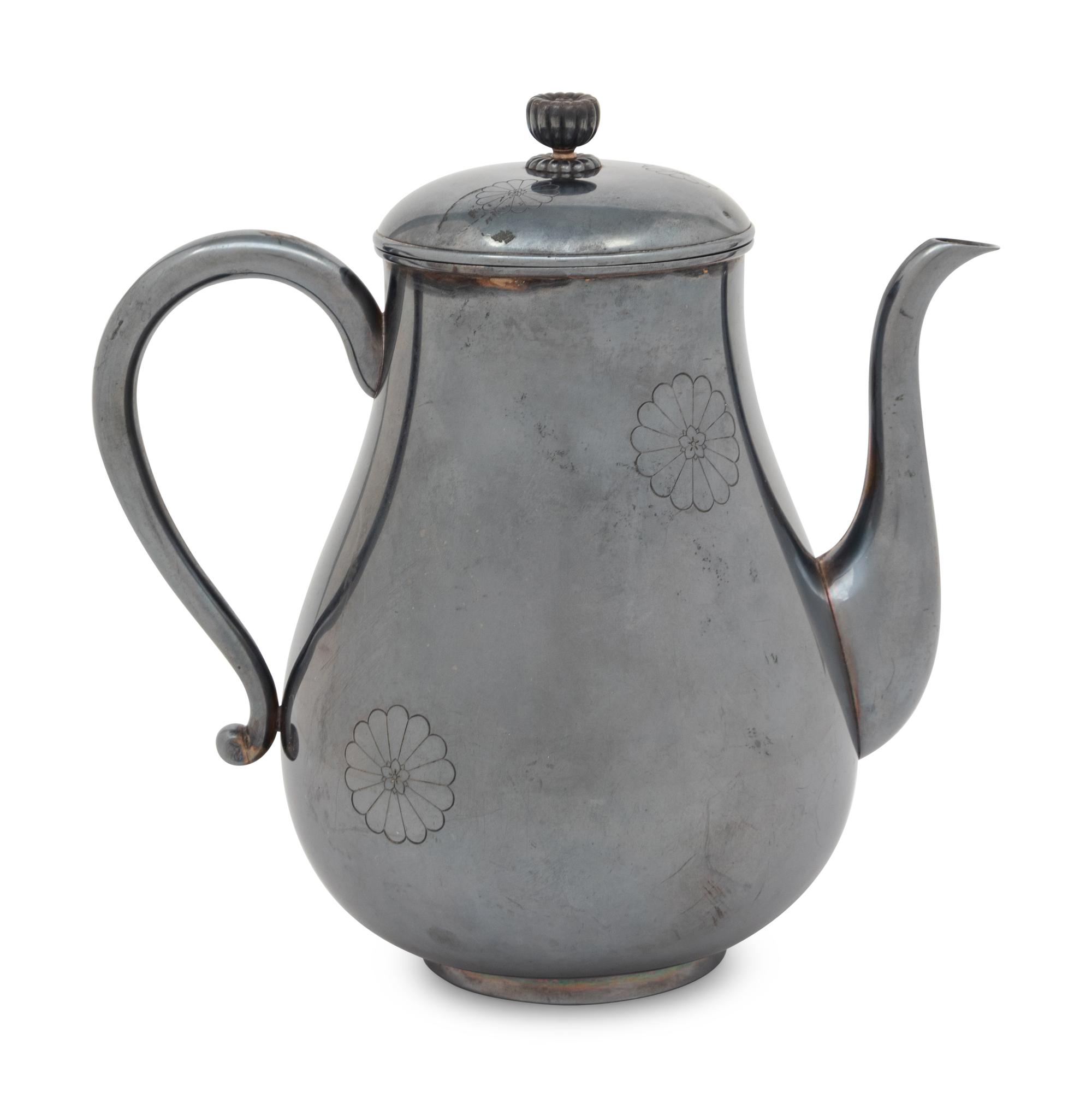 A Japanese Silver Teapot