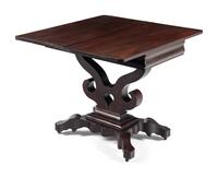 A Classical Mahogany Flip-Top Table