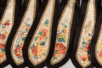 Four Embroidered Silk Ladies' Articles