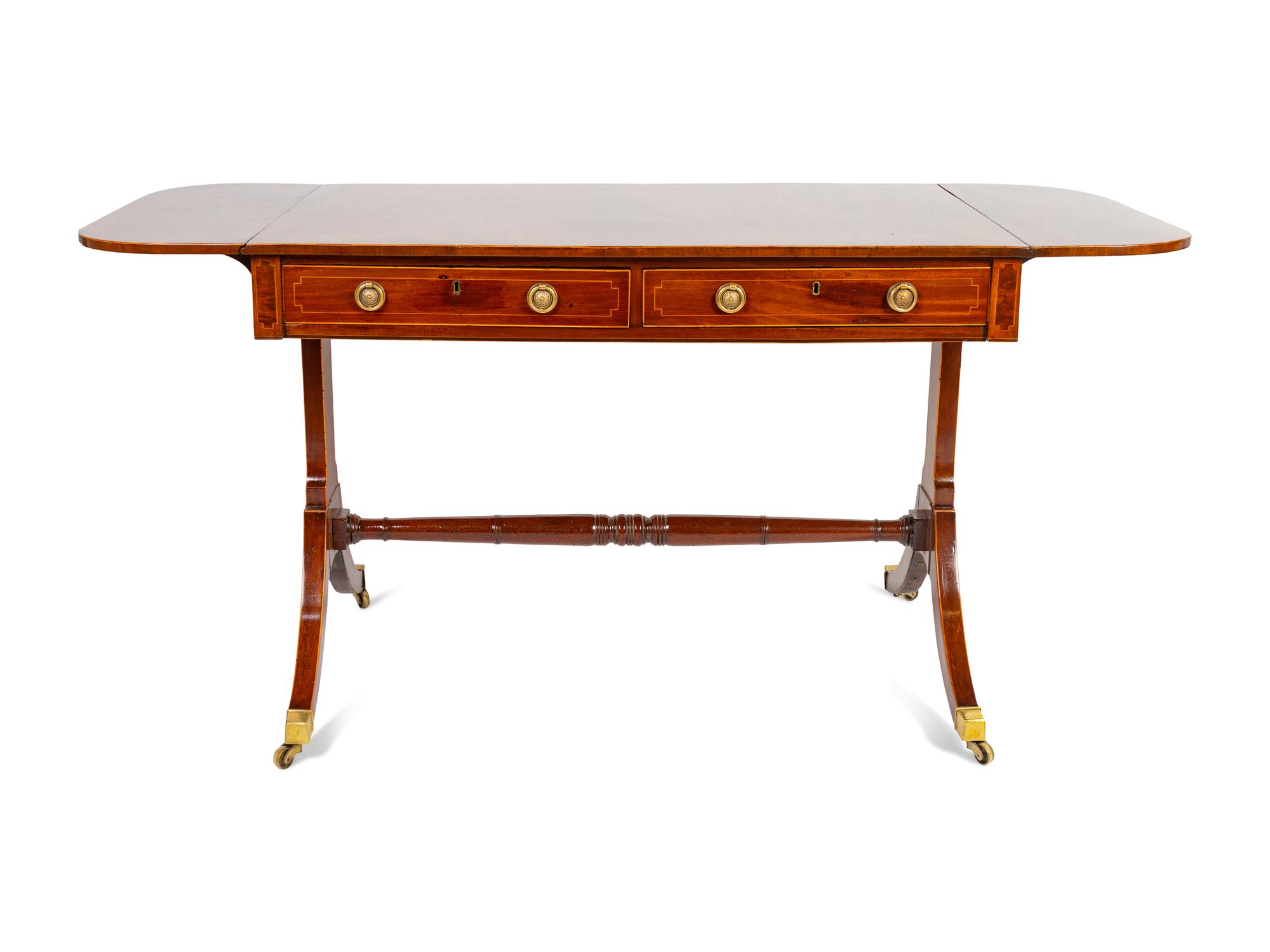 A Regency Mahogany Sofa Table