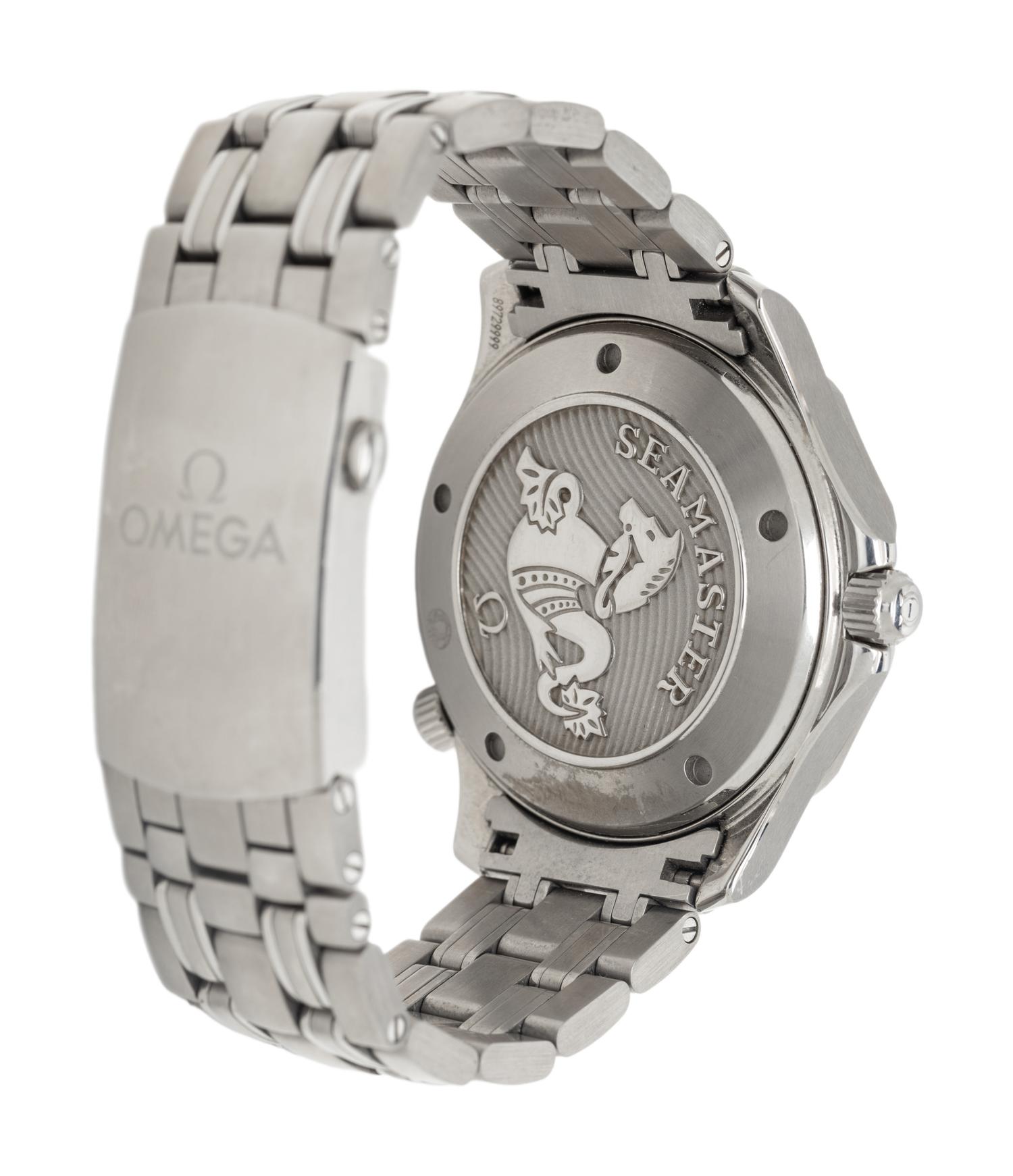 OMEGA, STAINLESS STEEL 'SEAMASTER' CO-AXIAL WATCH