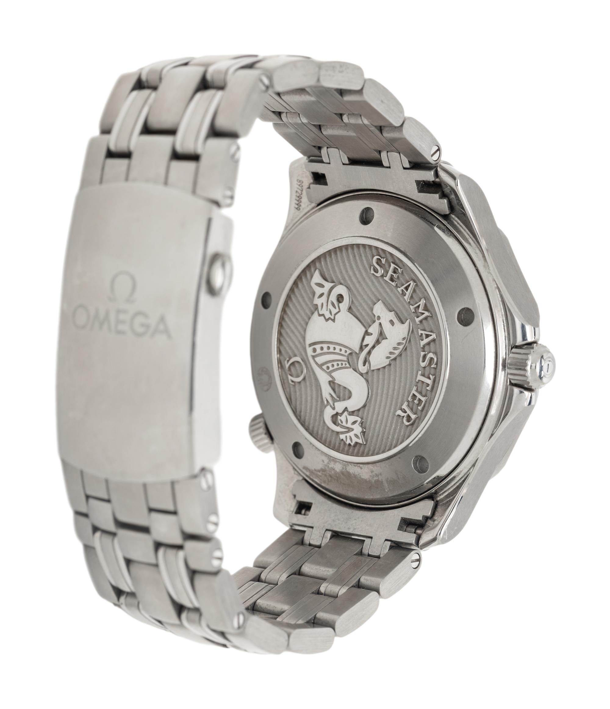 OMEGA, STAINLESS STEEL 'SEAMASTER' CO-AXIAL WATCH
