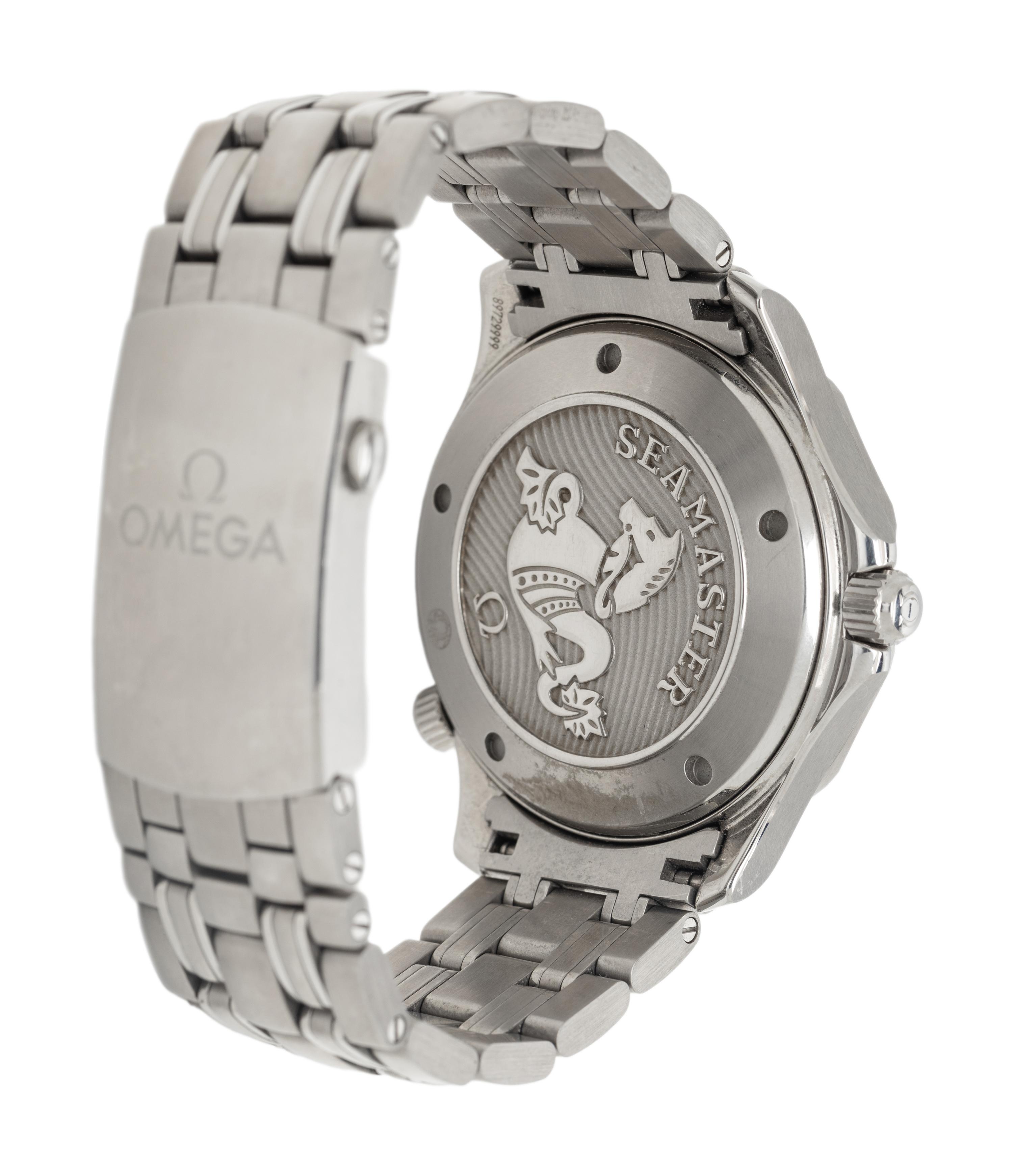 OMEGA, STAINLESS STEEL 'SEAMASTER' CO-AXIAL WATCH