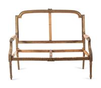 A Louis XVI Giltwood Settee Frame