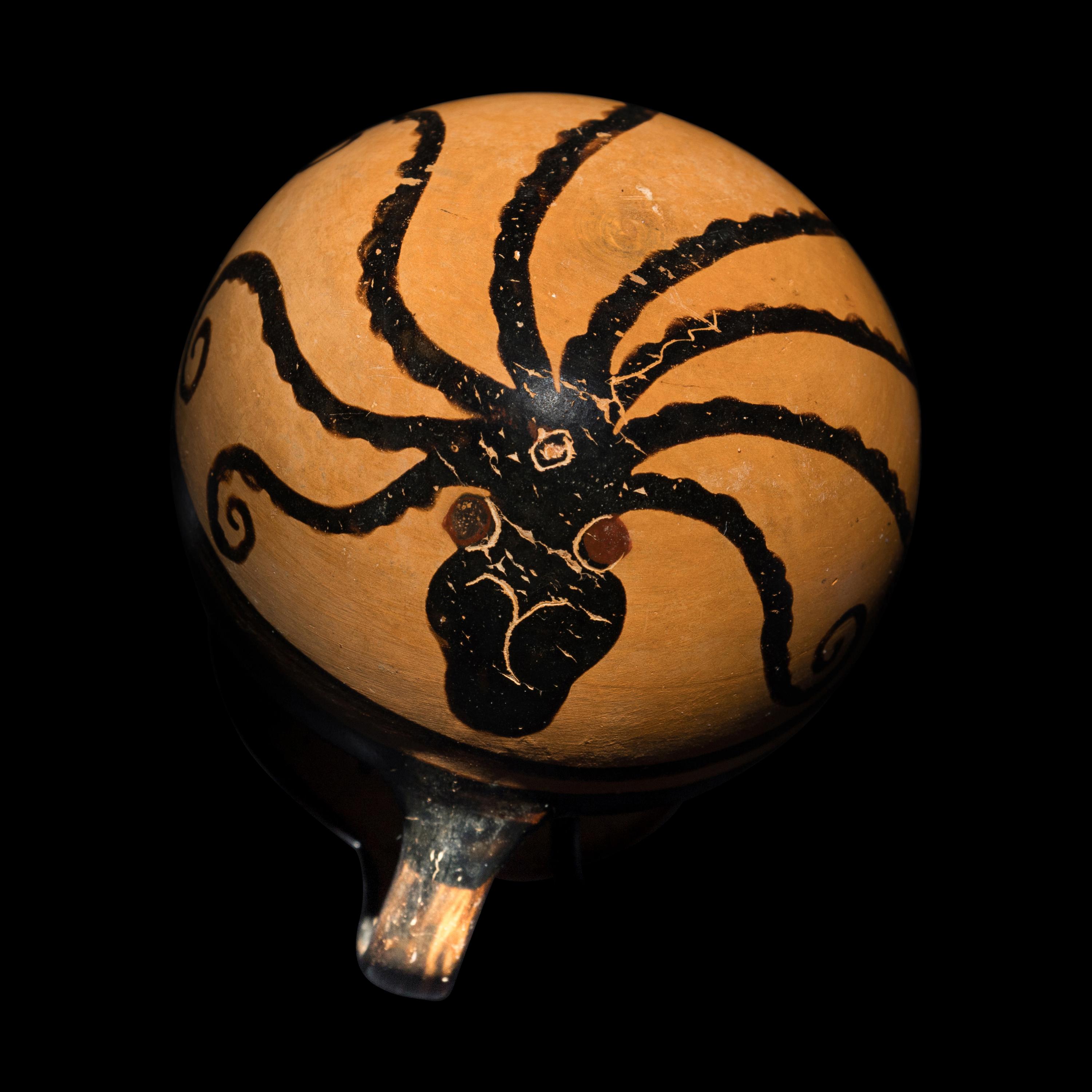 A Greek Black-Figured Mug with an Octopus