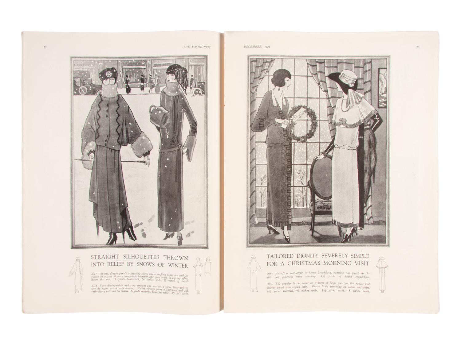 Six Issues of The Fashionist Magazine, 1922-1923