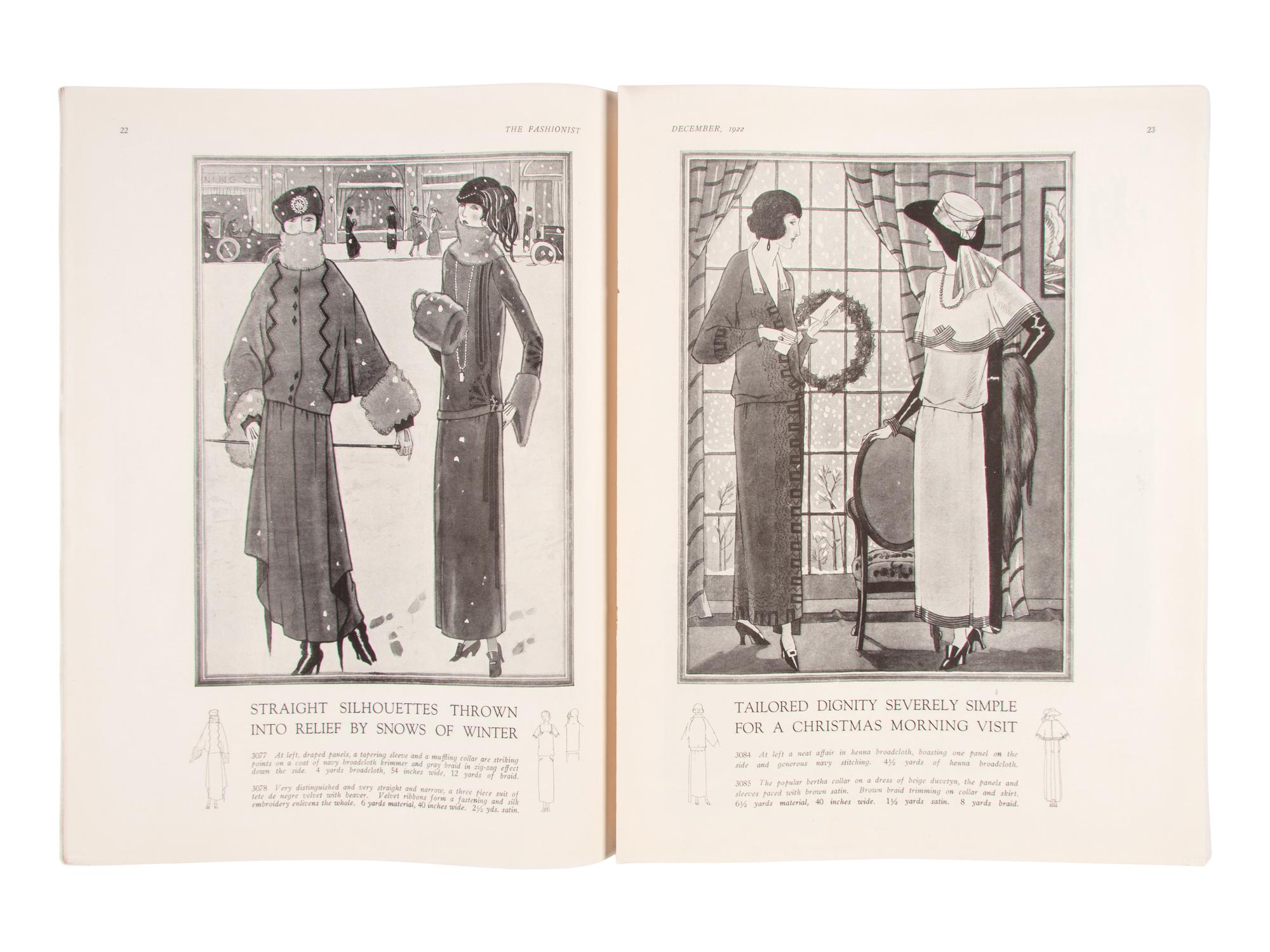 Six Issues of The Fashionist Magazine, 1922-1923