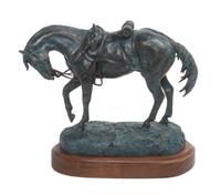 An American Bronze Figure Width 12 1/2 inches. — 20TH CENTURY