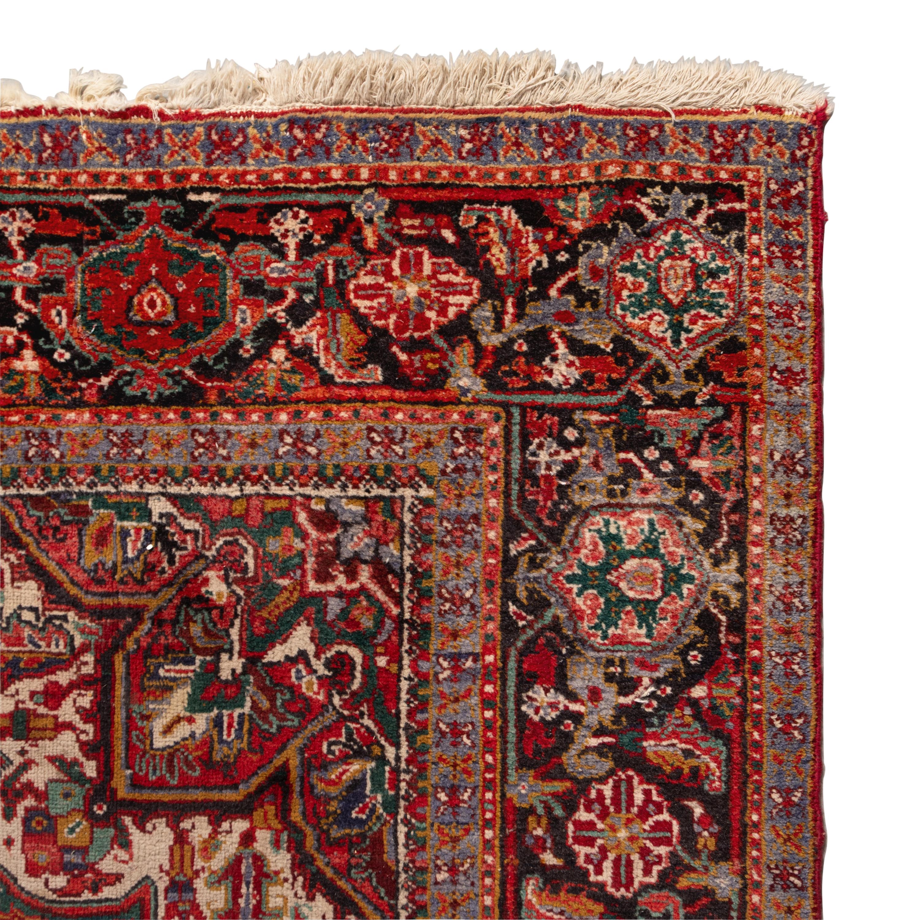 A Heriz Rug