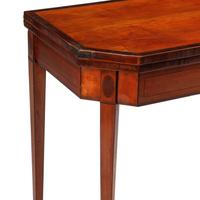 A George III Satinwood Game Table