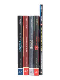 (Animation) A group of 5 art books from Disney and Pixar animated films, comprising: