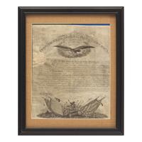[Presidential] Polk, James K. Partially-Printed Military Commission, signed