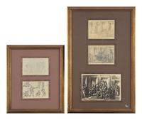 Five Works: Group of Sketches including T.C. Turner and Co., circa 1939 (5)
