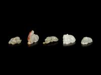 Five Chinese Jade Figures of Animals