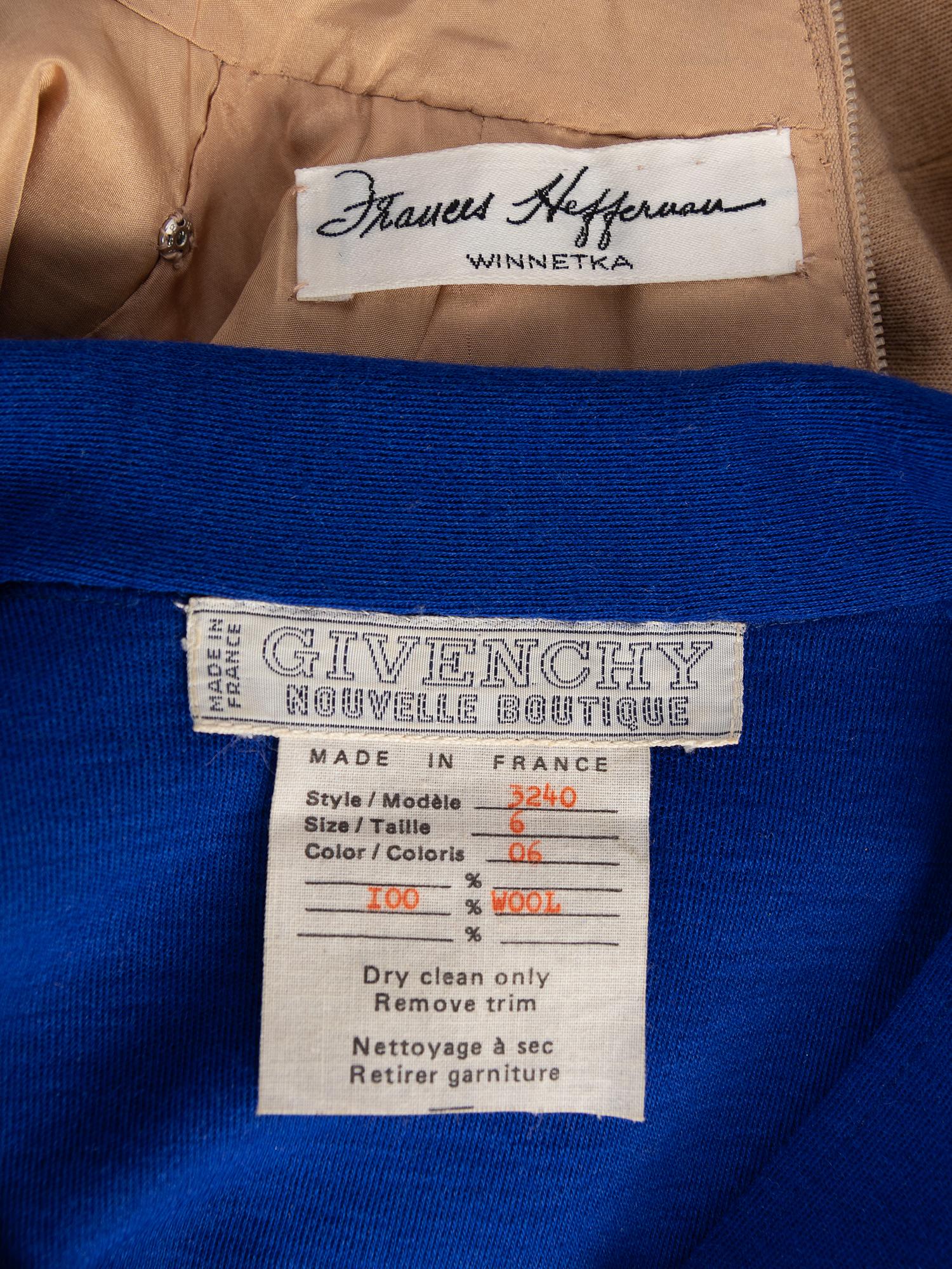 Three Vintage Designer Dresses, 1960-70s: Two, Norman Norell & One Givenchy