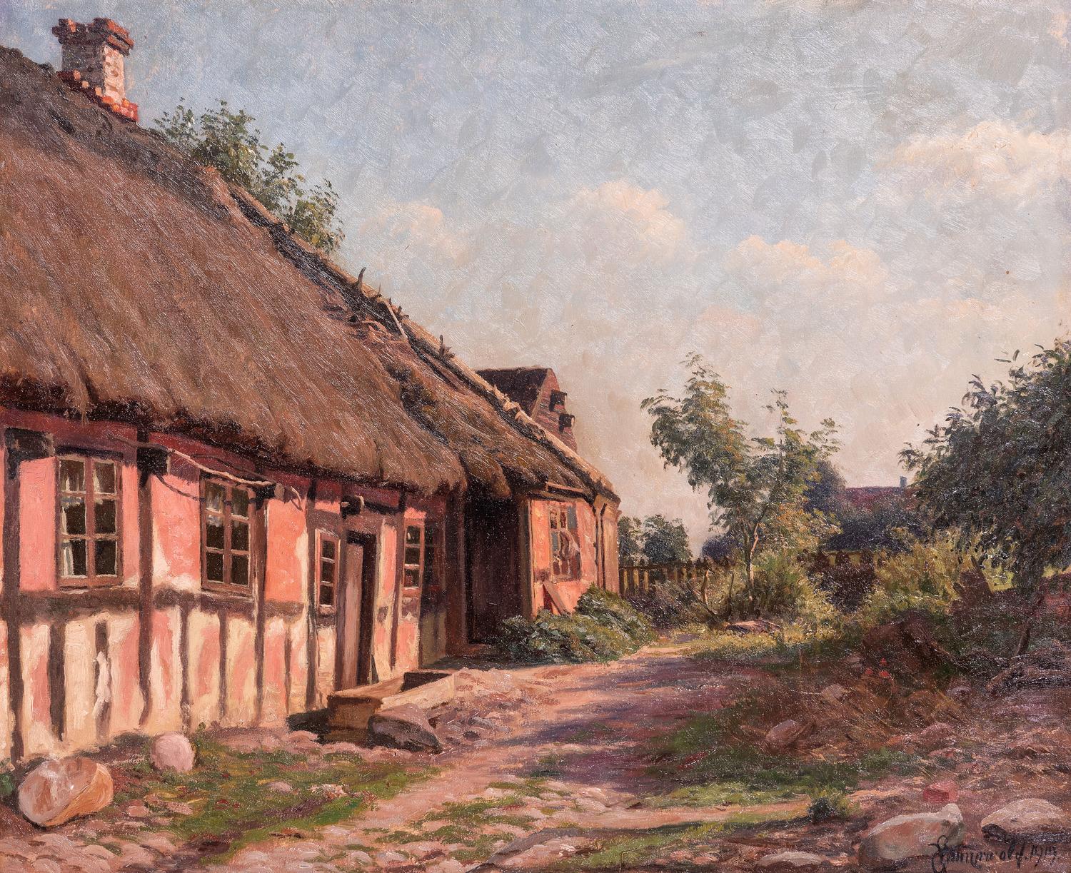 Two Danish Village Scenes