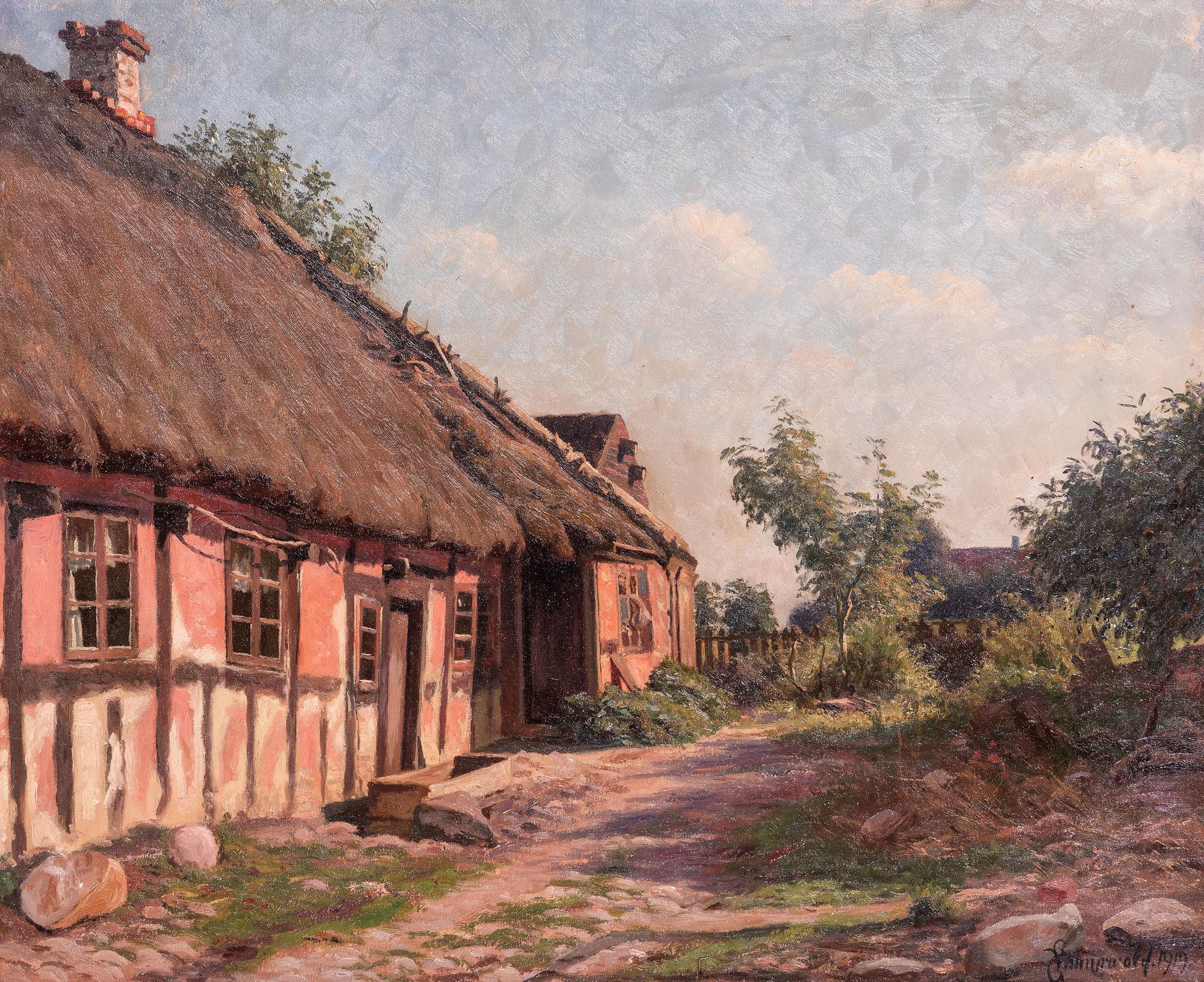 Two Danish Village Scenes
