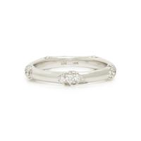 ANNA SHEFFIELD, WHITE GOLD AND DIAMOND 'CELESTINE' RING