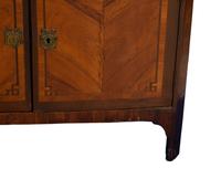 A French Empire Style Mahogany Marble-Top Secrétaire à Abbatant