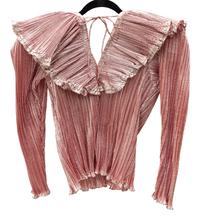 Three Crimped Metallic Organza Rodeo Costume Tops