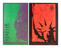 [MUSIC] -- [POSTERS]. GRIFFIN, Rick, FRIED, Robert, MOUSE, Stanley, KELLEY, Alton, MOSCOSO, Victor, artists. A group of 8 Family Dog posters from 1968, comprising: