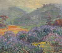 Purple and Gold Hills