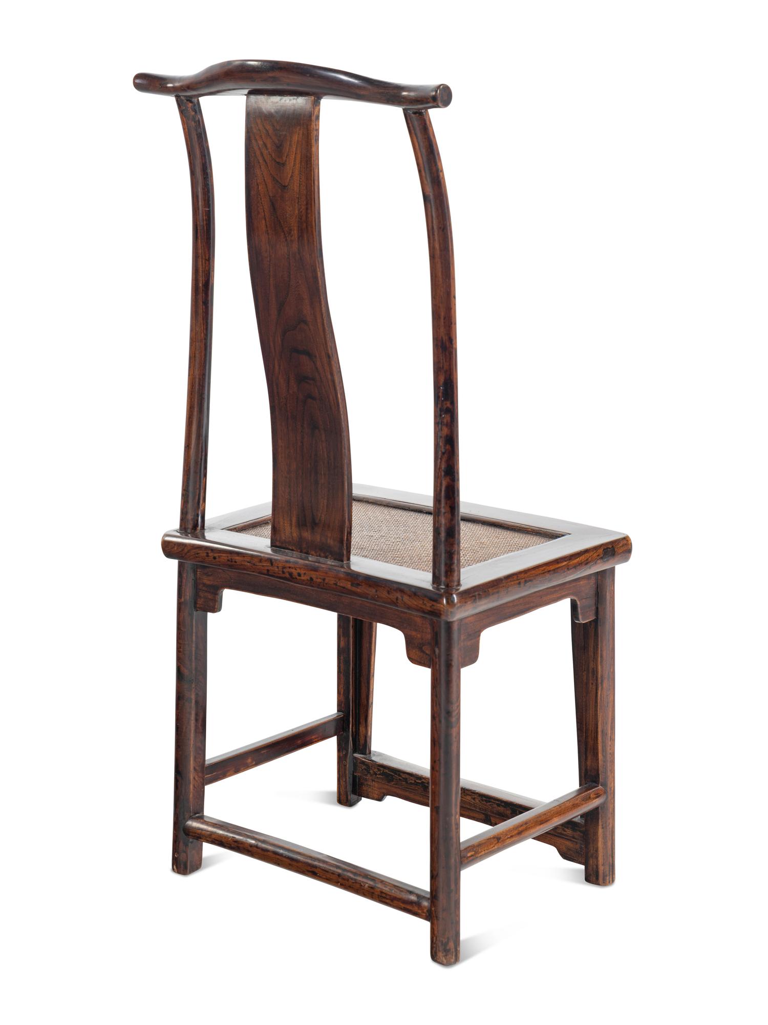 A Pair of Chinese Hardwood Chairs