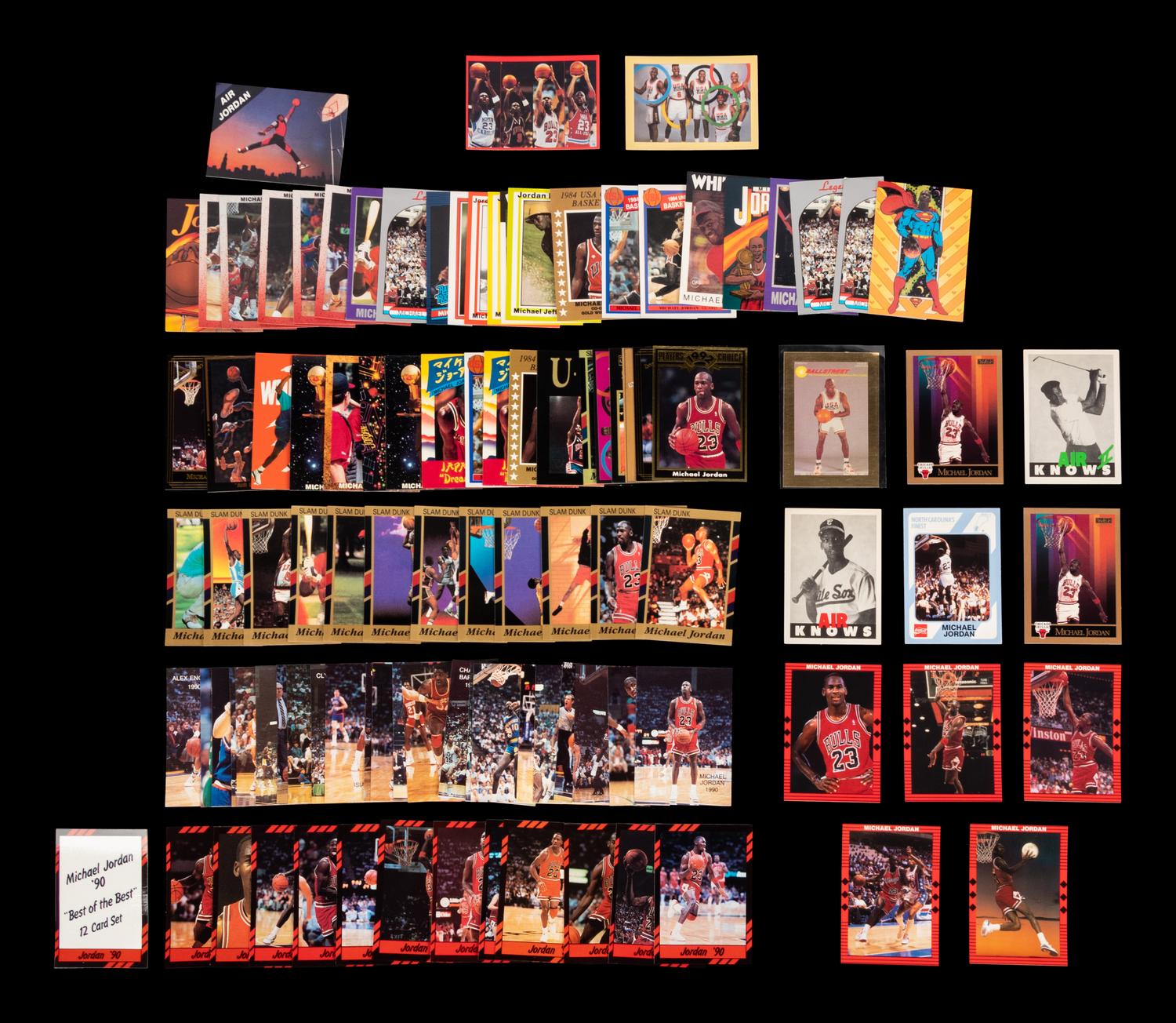 A Large Group of Assorted 1980s-90s Unlicensed Michael Jordan Basketball Cards