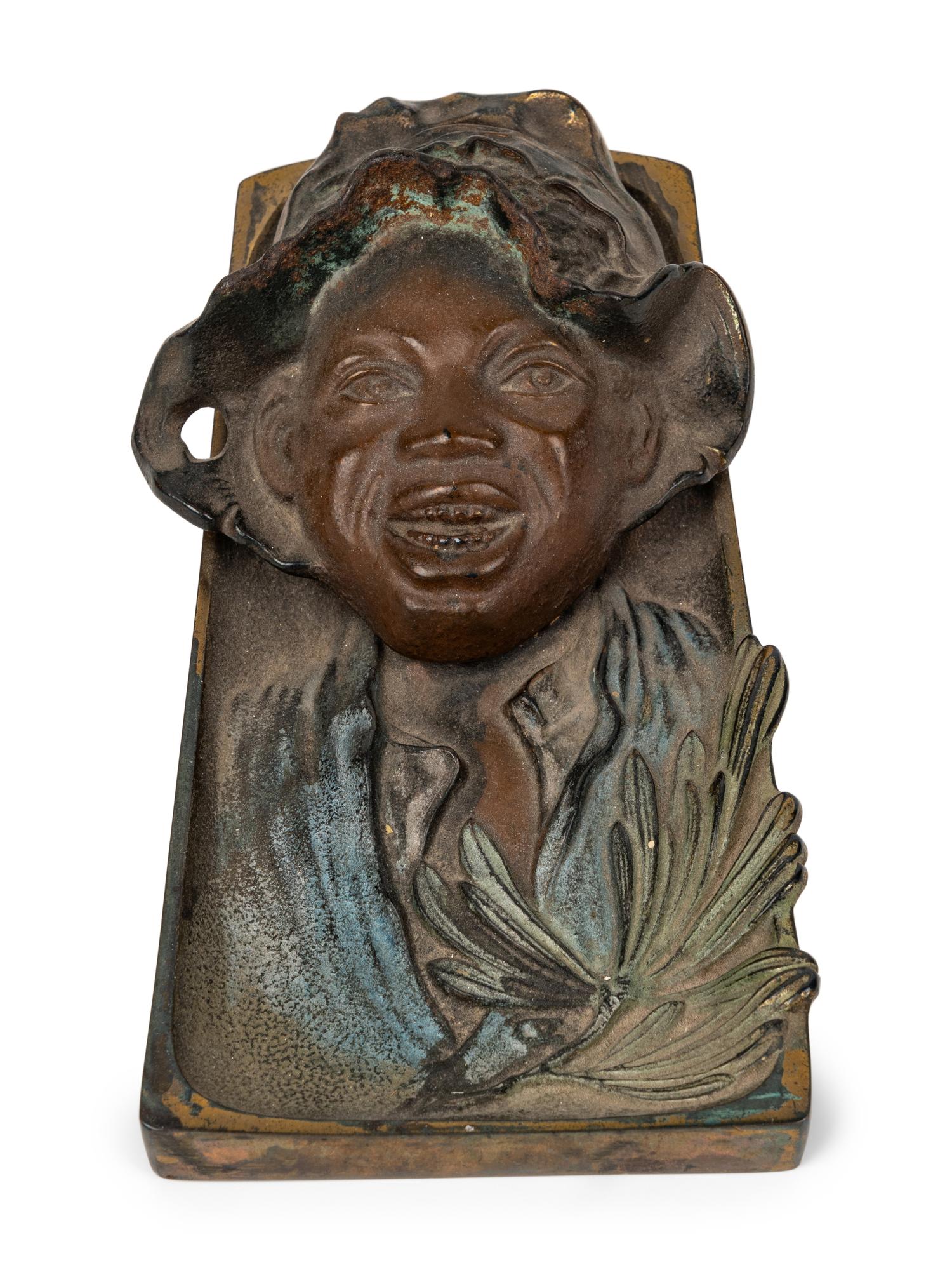 Three Cast Metal Figural Inkwells