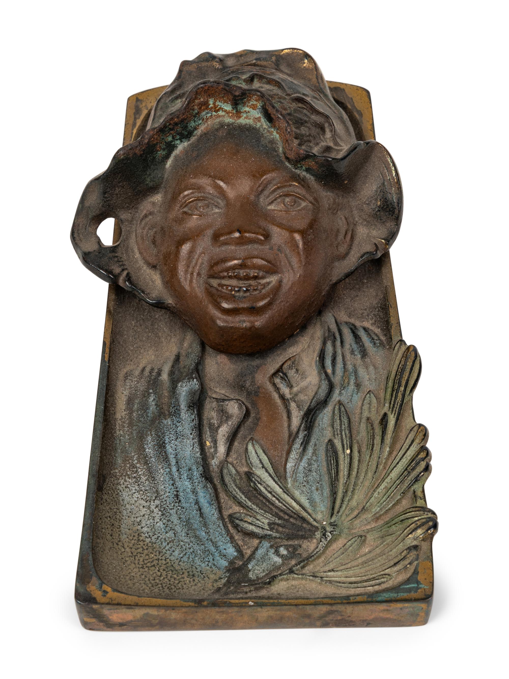 Three Cast Metal Figural Inkwells