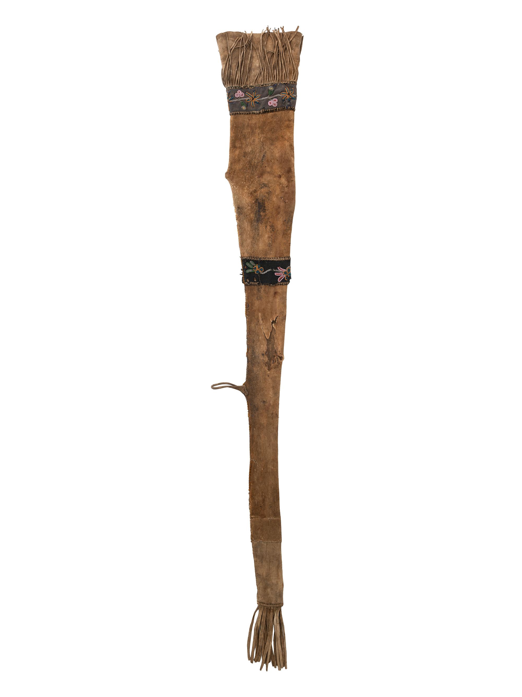 Athabaskan Smoke Tanned Hide Rifle Case