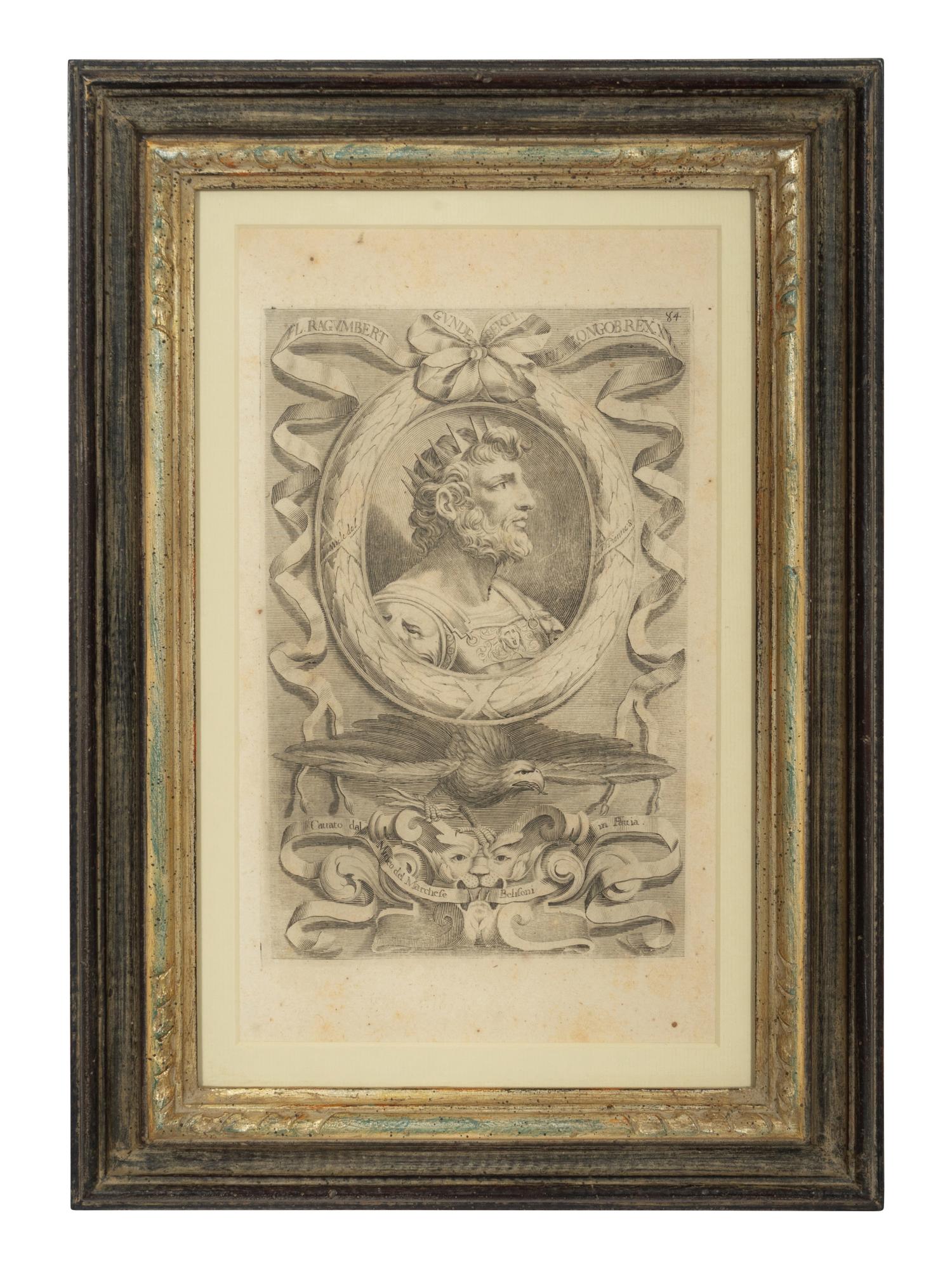A Set of Eight Italian Engravings