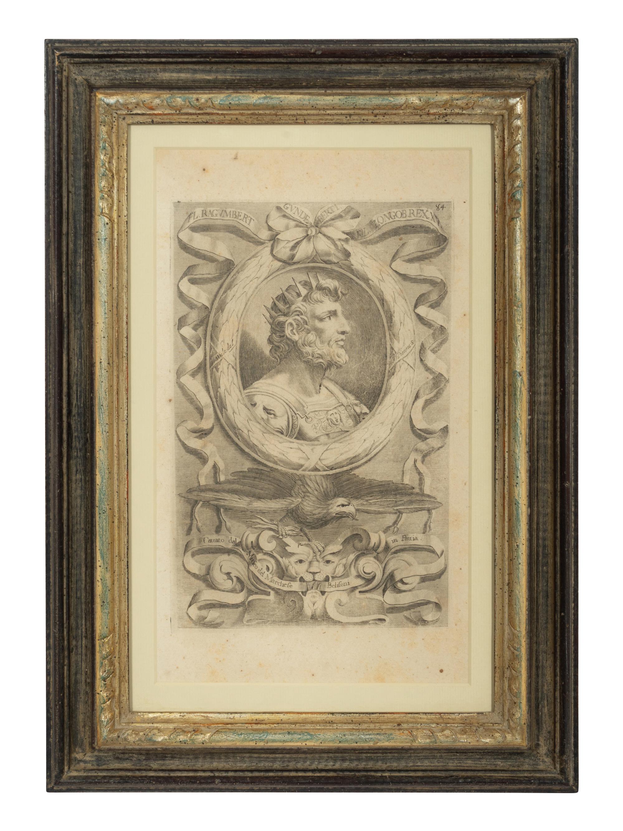 A Set of Eight Italian Engravings