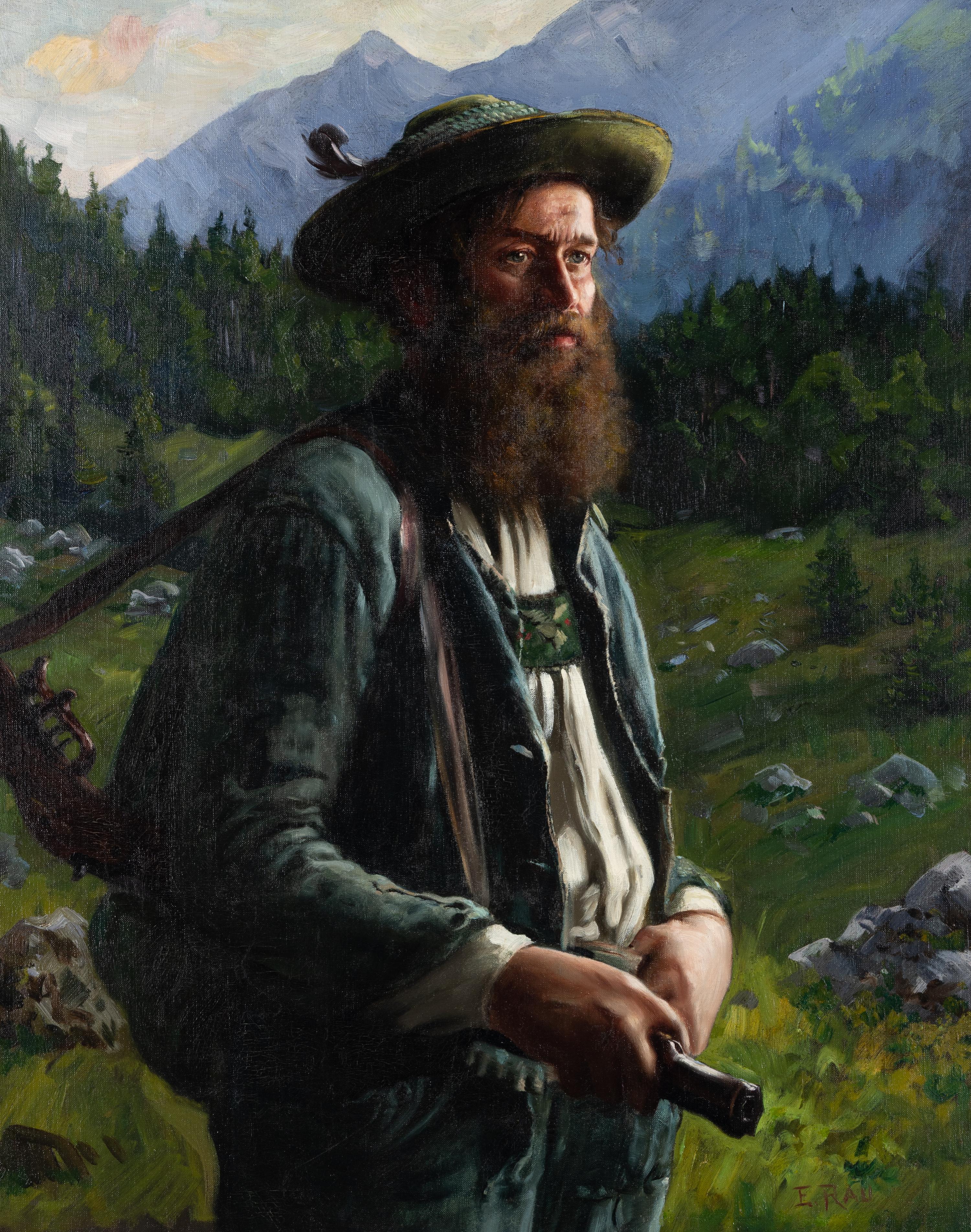 Emil Rau (German, 1858-1937) — Traveler