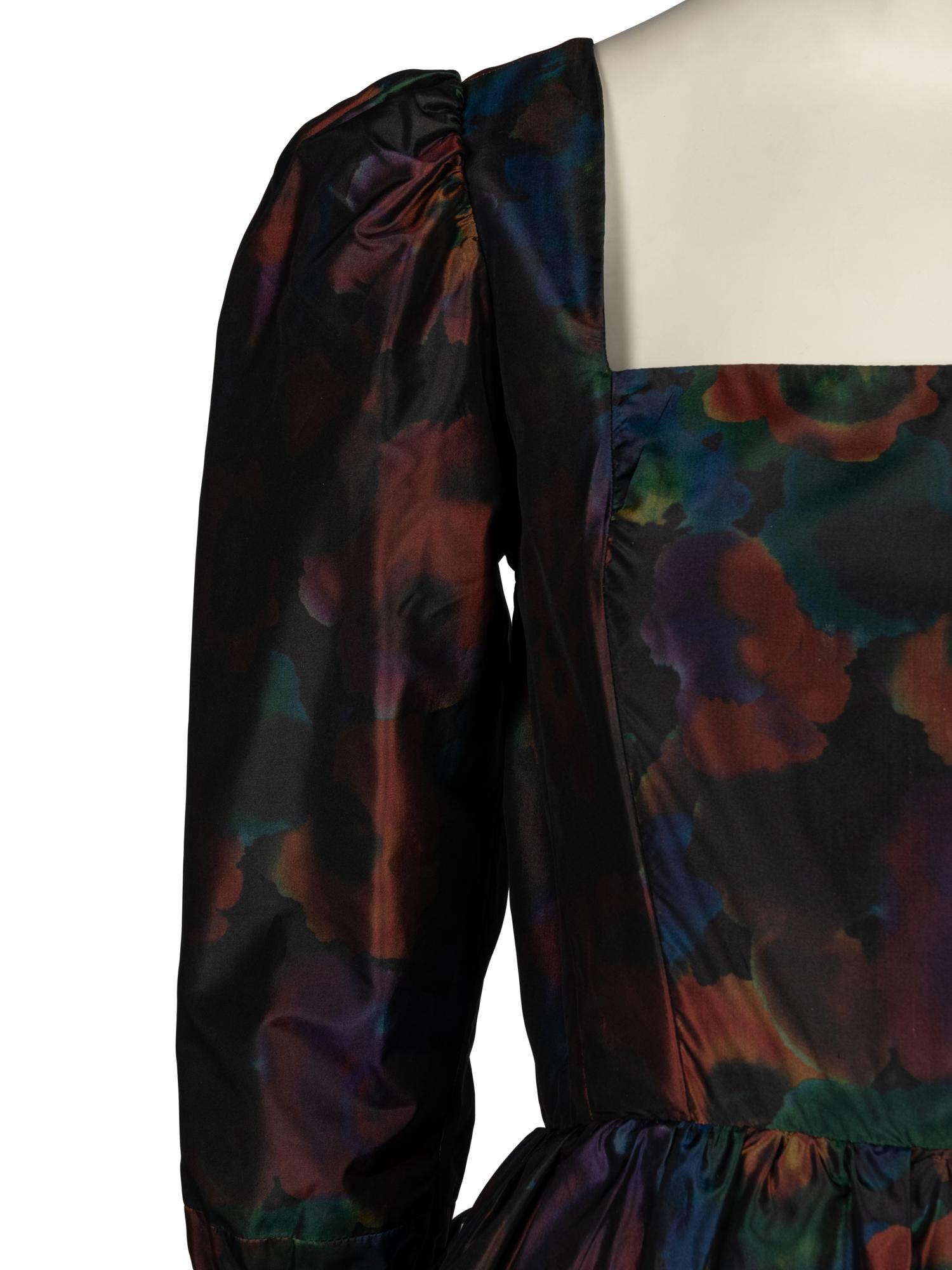 Sybil Connolly, Floral Taffeta Dress
