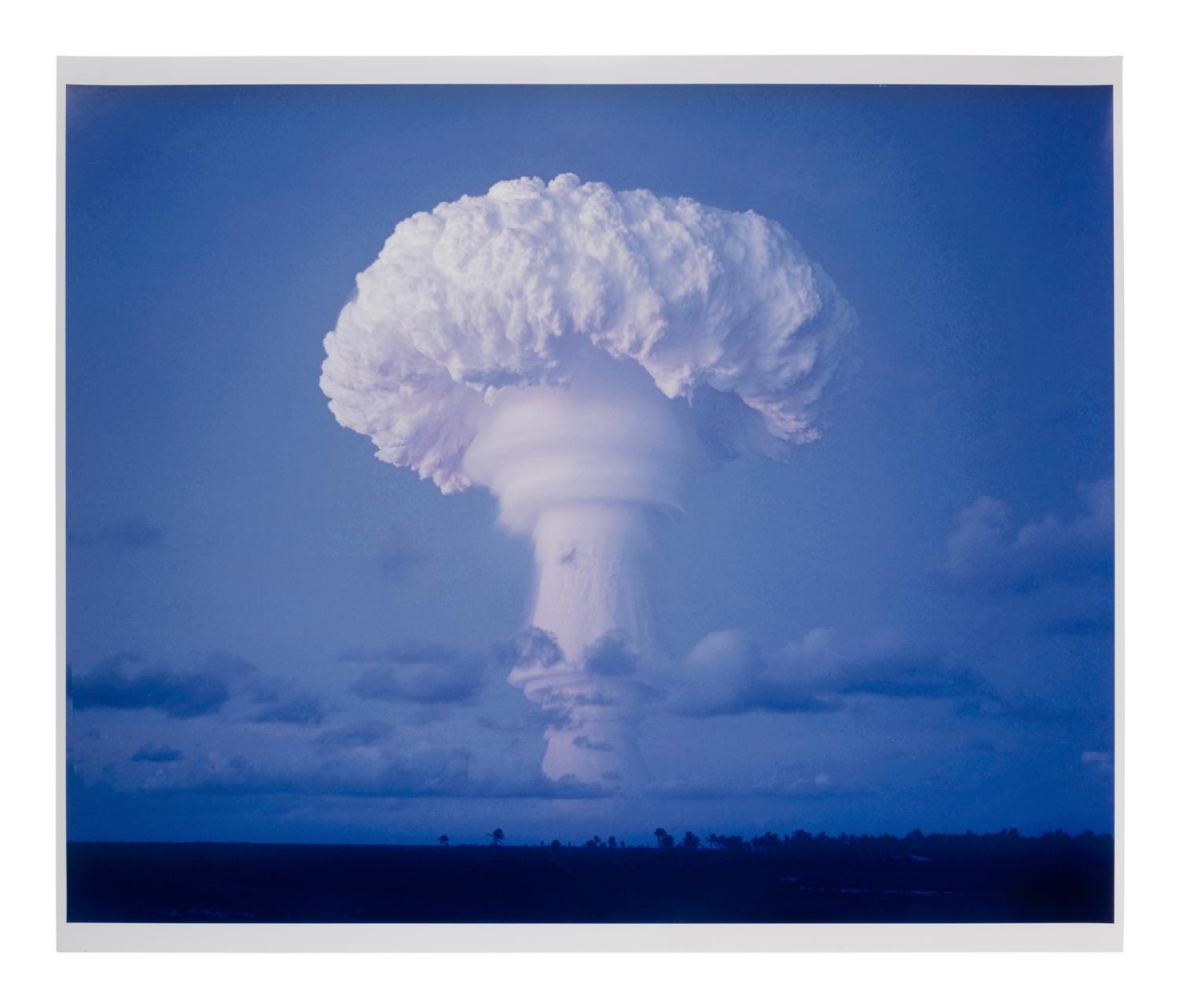 [OPERATION DOMINIC - TRUCKEE TEST]. Photograph from atomic test at Christmas Island June 6, 1962 (but printed 2009).