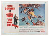 A James Bond You Only Live Twice Subway Movie Poster, Style B