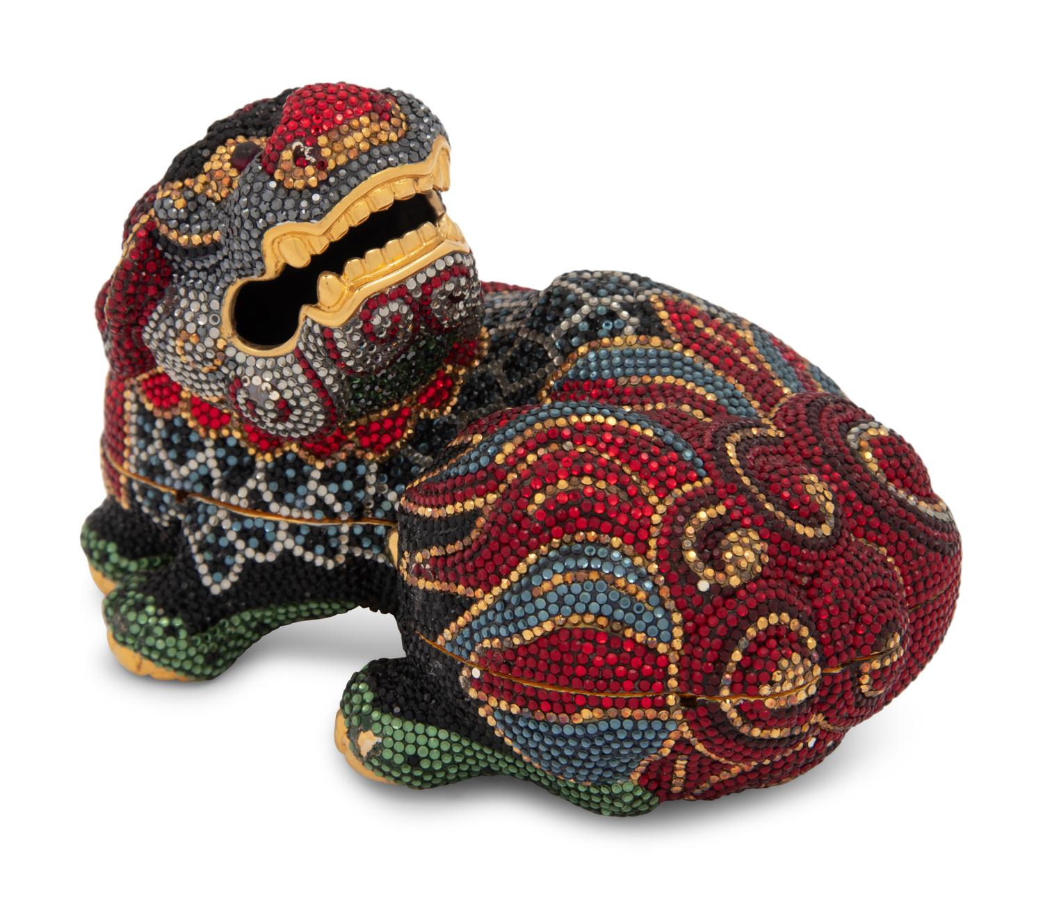 Judith Leiber Foo Dog Minaudière