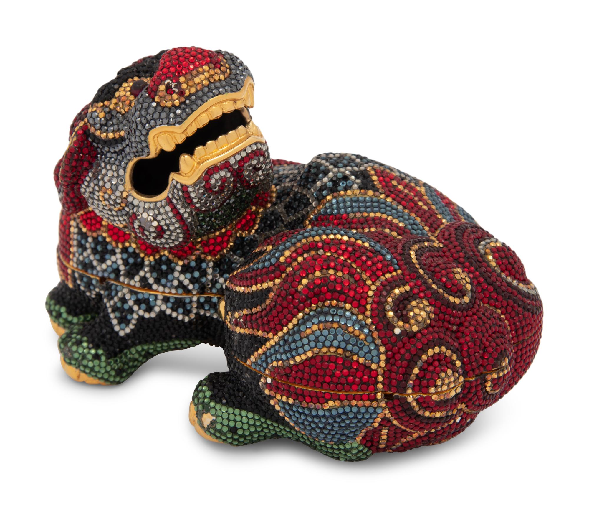 Judith Leiber Foo Dog Minaudière