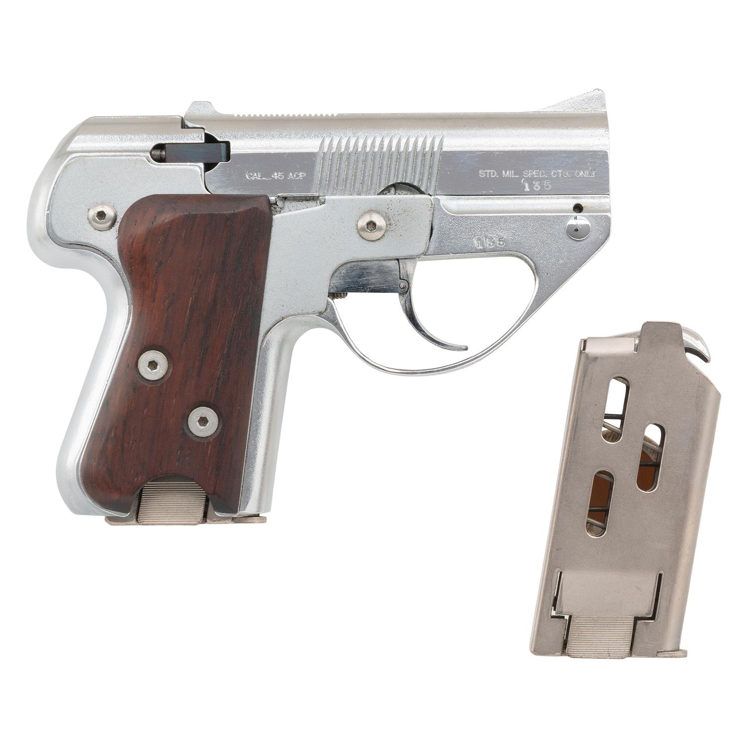 *Nickel Plated Semmerling LM-4 with Spare Magazine