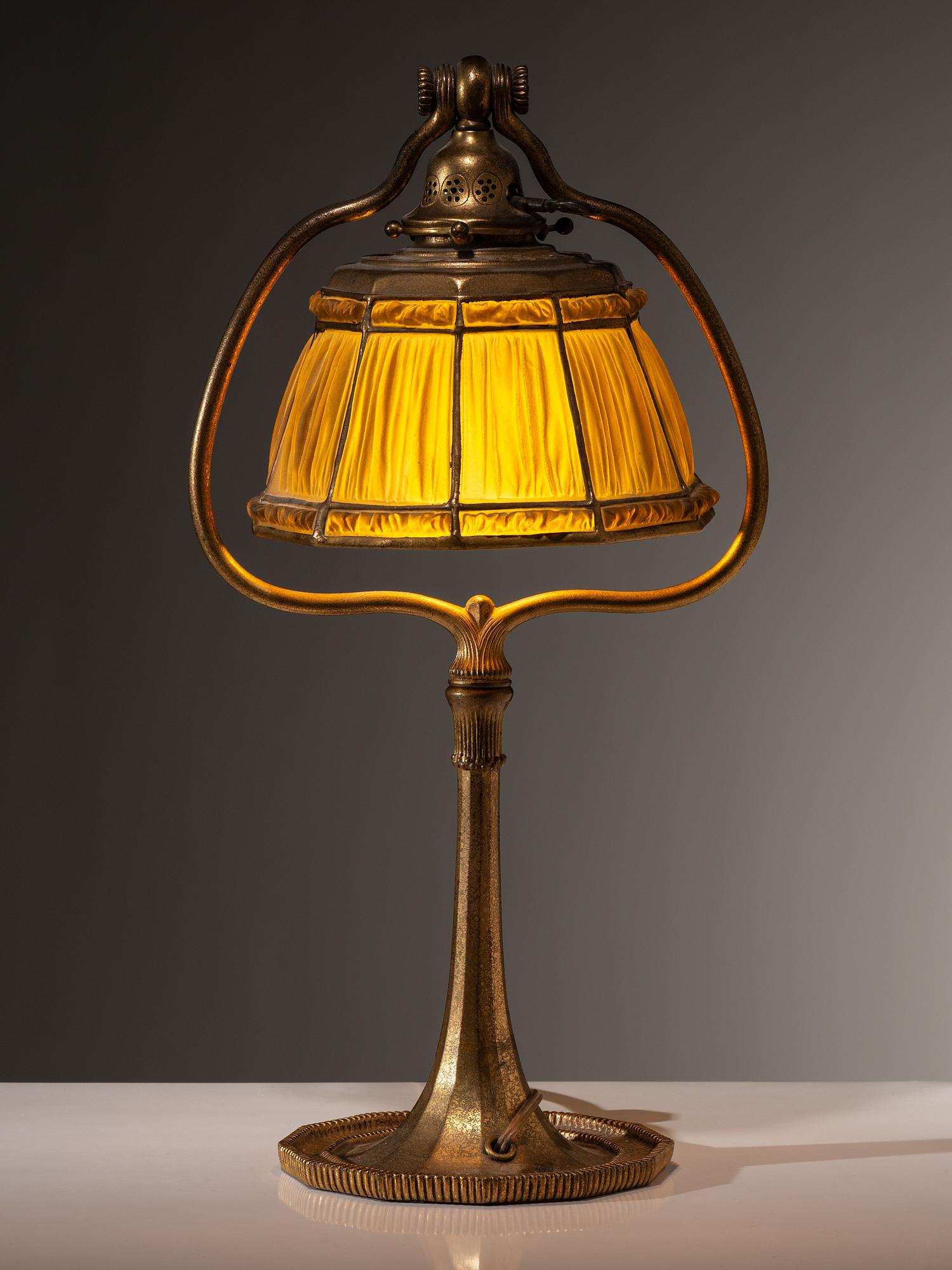 Linenfold Table Lamp