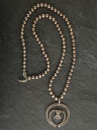 Navajo Pearl and Naja Necklace