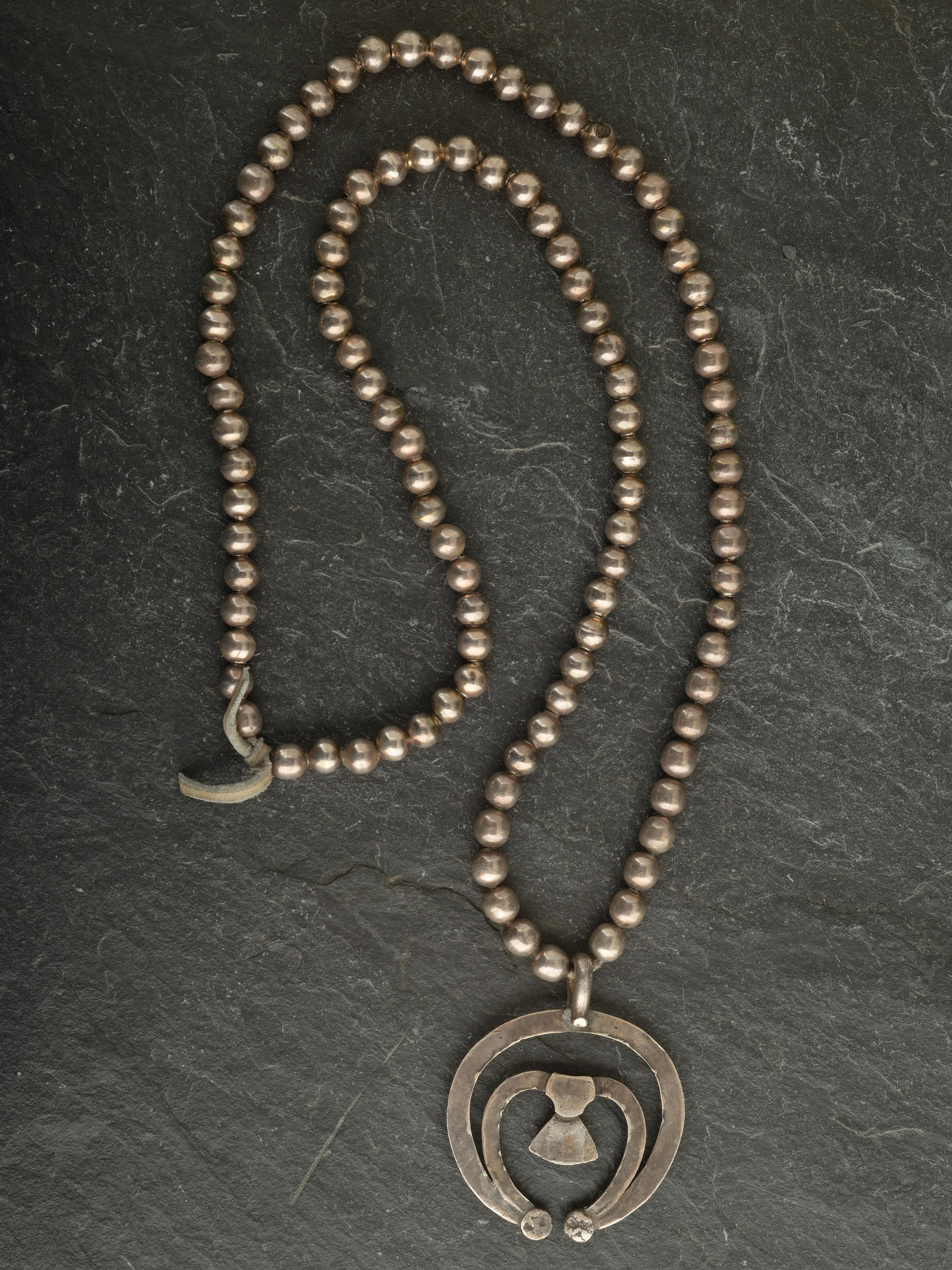 Navajo Pearl and Naja Necklace