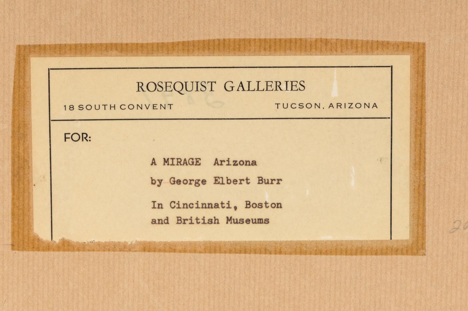 A Mirage – Arizona